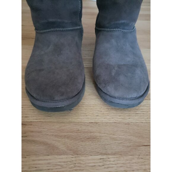 UGG Australia Boots Womens 9 Gray Classic Tall II Shearling Winter 5815 - Picture 3 of 9